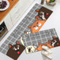 Cute Cats Kitchen Floor Mat Set