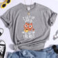 I Get Up Early or Get Up Friendly Cute Cat T-Shirt
