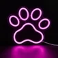 Paw Shaped USB Powered LED Neon Light Sign