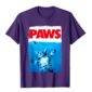Paws Cat and Mouse T-Shirt Purple