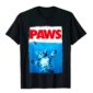 Paws Cat and Mouse T-Shirt Black