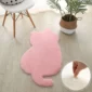 Soft and Snuggly Plush Cat Rug